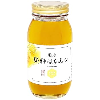 Amazon | 国産純粋はちみつ 1kg 生はちみつ 非加熱 無添加 無